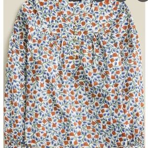 NWT J. Crew Shirred Popover Top